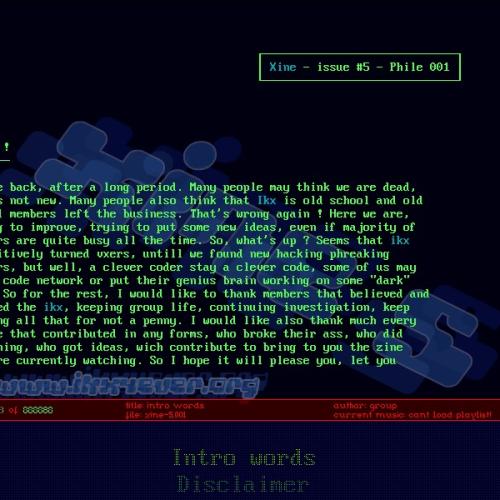 Xine's journal picture