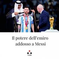 Il potere dell'emiro addosso a Messi