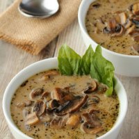 Vegan Cream of Mushroom Soup (with Video)