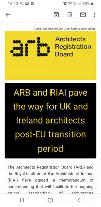 ARB and RIAI pave the way for UK and Ireland architects post-EU transition peri