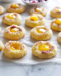 Mango Thumbprints with Spicy Hibiscus Sugar 😍🥭