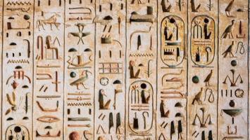 Hieroglyphs: the writing of the records