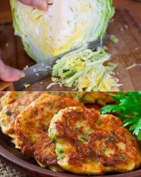 Vegan Cabbage Fritters