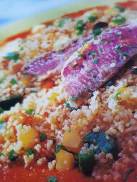 COUS-COUS DI TRIGLIE E VERDURE