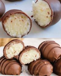 Coconut Cream Eggs 🥥🍫