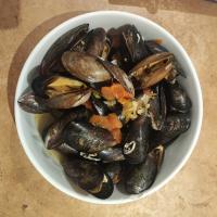 Mussels with tomatoes