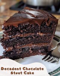Decadent Chocolate Stout Cake 🍫🍰