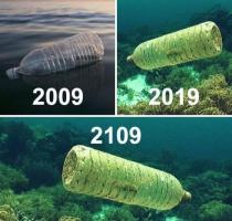 Degradation of plastics in the environment