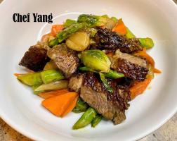 Ribeye Steak with Vegetables (Chinese Style)