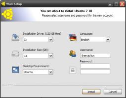 Wubi allows to easily install Ubuntu from Microsoft Windows