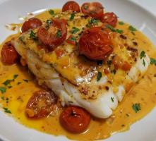 🍅🍅🍅 Cod in a Lemon Butter Tomato Sauce 🍅🍅🍅