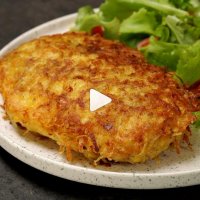Pollo in crosta di patate con cuore di mozzarella (Con Video)