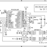 ENC28J60 LAN Adapter interface for DC Serial (SPI I/F)