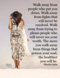 Walk away from