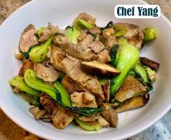 Braised Pork Stir-Fry with Baby Bok Choy Recipe