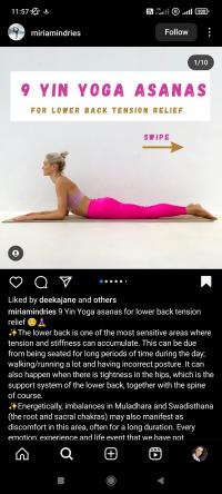 Yoga on sup - lower back relief