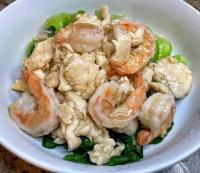 Sautéed Shrimp and Chicken with Baby Bok Choy (Gluten-Free)