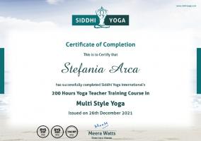 Stefania Arca Qualify Yoga Teacher :)