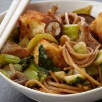 Crispy Tofu with Noodles (suitable for freezing)