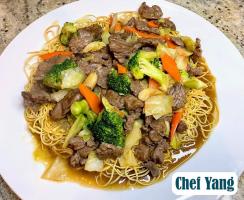 Beef Pan Fried Noodles