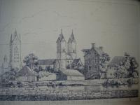 Abdinghofkloster zu Paderborn um 1813