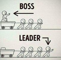 Boss against leader
