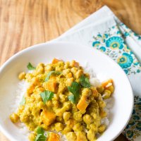 Chickpea Curry in the Slow Cooker