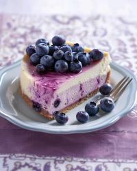 Blueberry Crème Fraîche Cheesecake 😍🍰