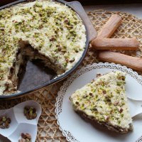 Dolci: Tiramisu’ al cioccolato bianco e pistacchi (con Video)