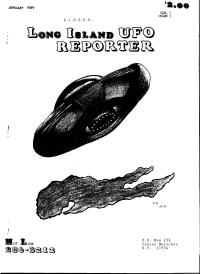 Long Island UFO REPORTER Vol 1 No 1