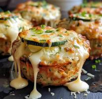 🥒🥒🥒 Zucchini Cheesy Muffins 🥒🥒🥒