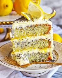 Lemon Poppy Seed Cake 🍋🍰