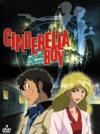 Cover of the Cinderella boys DVD showing Ranma, co-protagonist of the series with the provocative Re