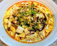 Homemade Steamed Tofu with Egg