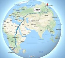 The longest road in the world to walk