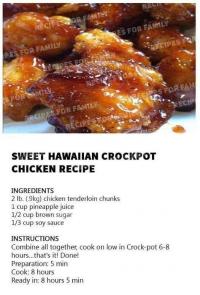 Sweet Hawaiian chicken