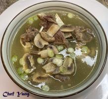 Beef Neck Bone Mushroom Soup