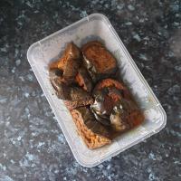 Fryed spice aubergines
