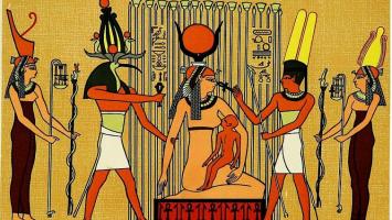 The birth event in ancient Egypt