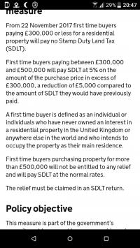 First Time buyer UK
