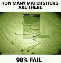 How many matchsticks are in the picture?