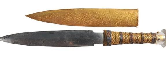 Tutankhamun's dagger comes from space