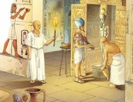 The priestly caste in ancient Egypt