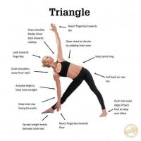 Triangle pose