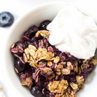 Banana Blueberry Crumble (with Video)