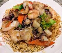 Seafood Pan Fried Noodles - Hong Kong Style