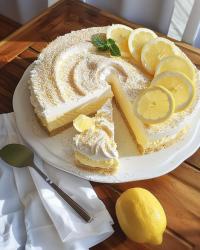 Lemon Cheesecake dessert 🍋😋