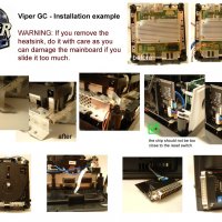 Nintendo GameCube: Viper GC installation diagrams