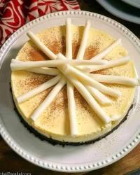 White Chocolate Frangelico Cheesecake 😍🍰