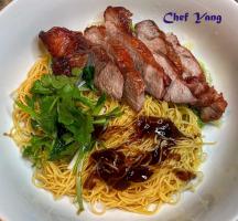 Hong Kong BBQ Pork Noodles 港式叉燒撈麵